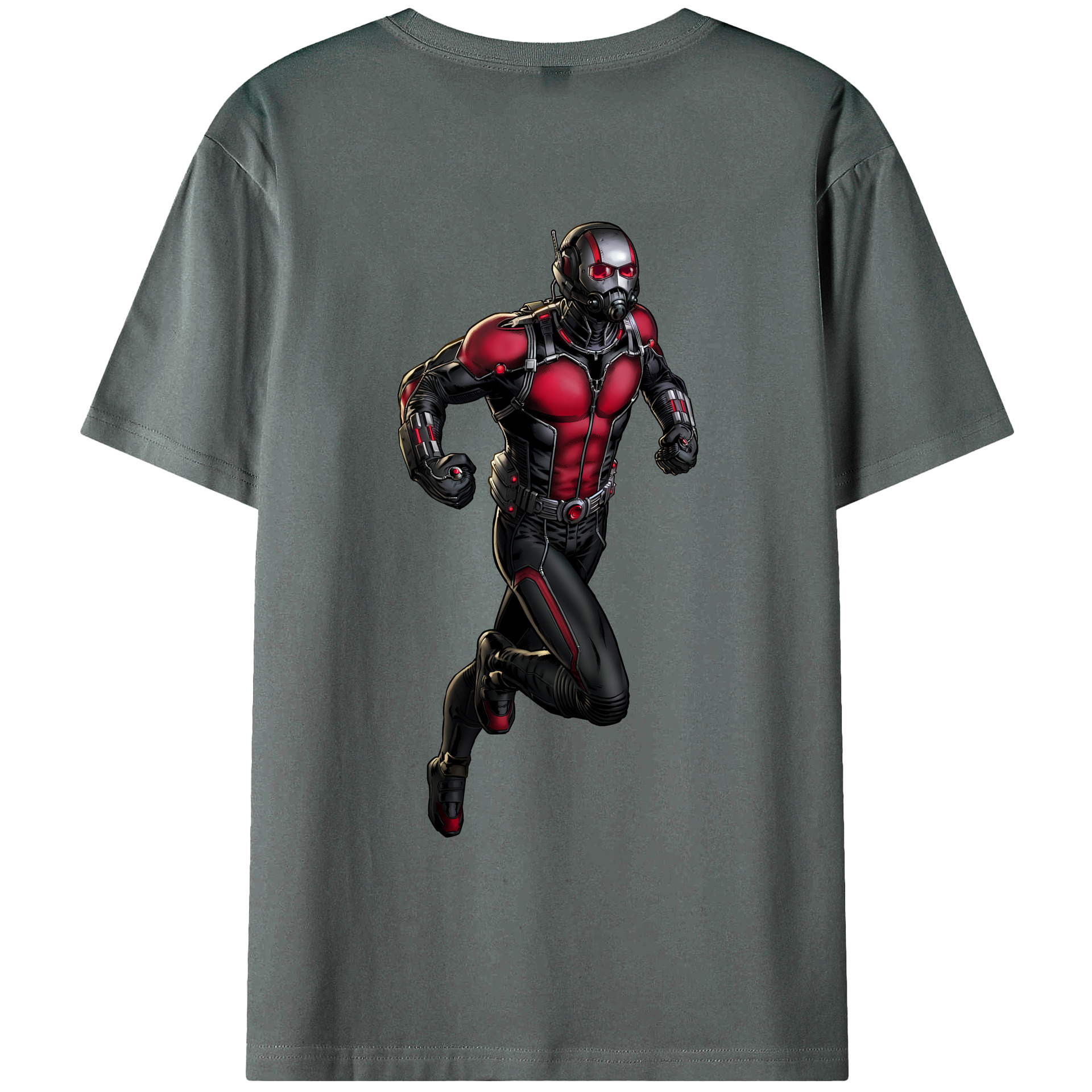 （画像用） アベンジャーズ The Avengers 綿100％ メンズ半袖Tシャツ（バックプリント） 通気性
